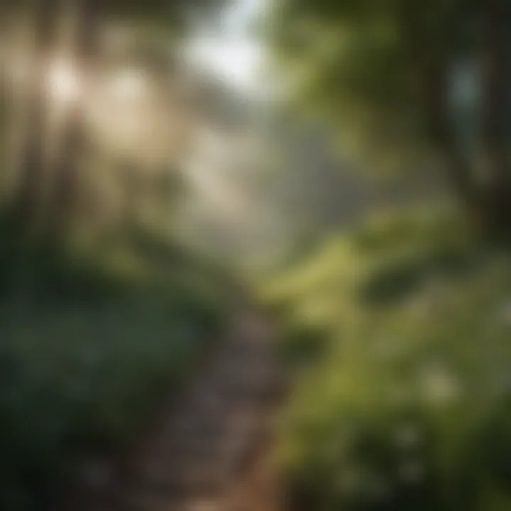 A peaceful scene of nature, representing the beauty of positive thoughts.
