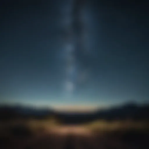 A serene night sky filled with stars, symbolizing tranquility and reflection.