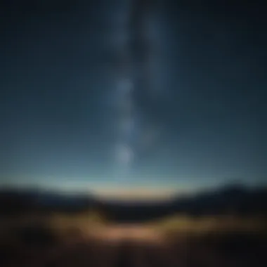 Tranquil Night Sky for Mental Calmness A serene night sky filled with stars, symbolizing tranquility and reflection.