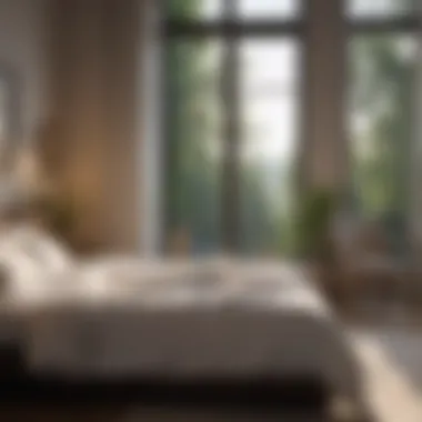 Tranquil bedroom with soft morning light