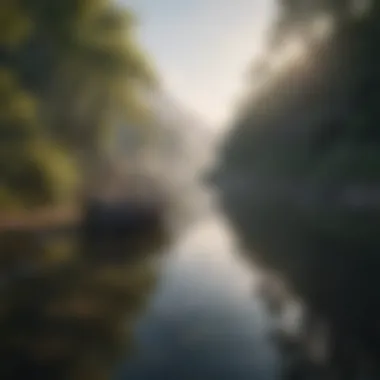 A serene landscape symbolizing tranquility and self-discovery