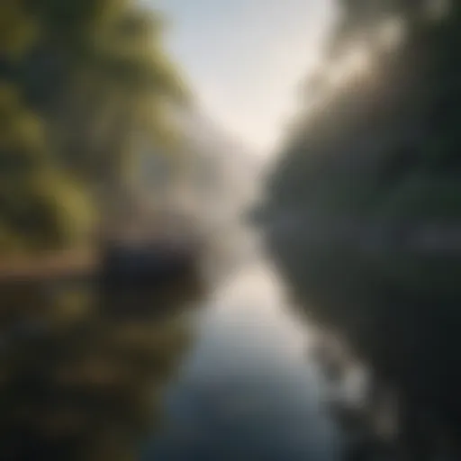 A serene landscape symbolizing tranquility and self-discovery