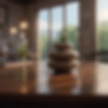 A calming workspace with elements of mindfulness