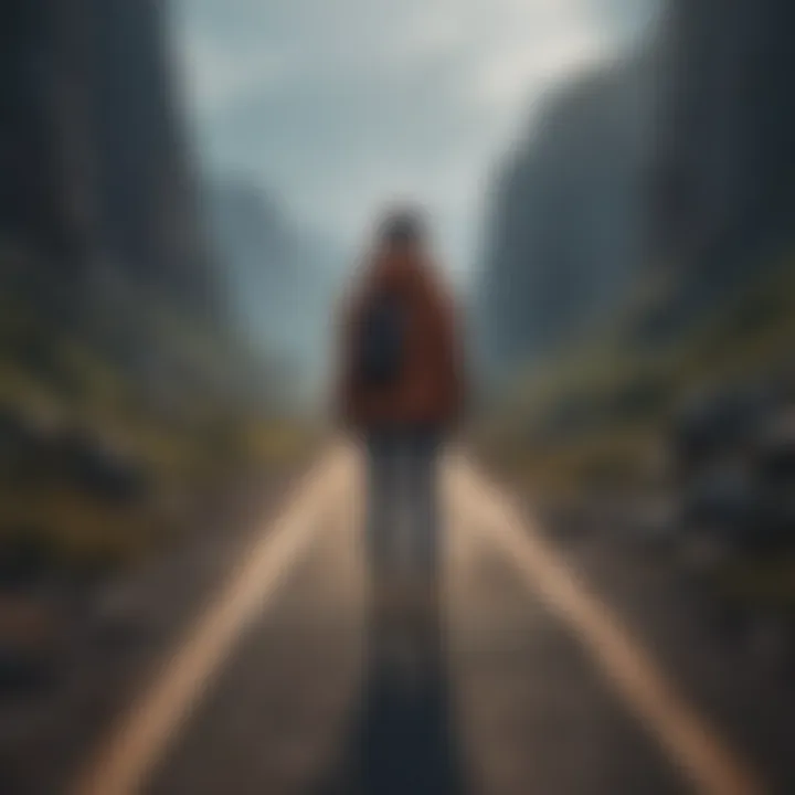 Visual metaphor of boundaries symbolizing personal space and protection