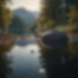 A serene landscape symbolizing tranquility and self-reflection