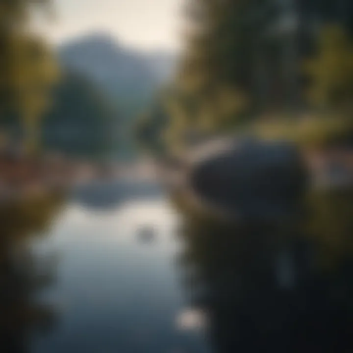 A serene landscape symbolizing tranquility and self-reflection