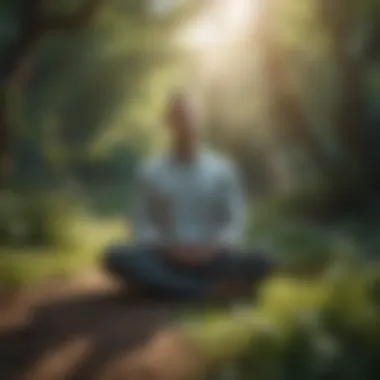 Embracing Mindfulness for Emotional Resilience A person meditating in nature, illustrating mindfulness practices.