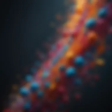 The Spectrum of Emotions Abstract representation of emotions in vibrant colors