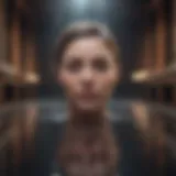 Conceptual art representing self-reflection and personal growth