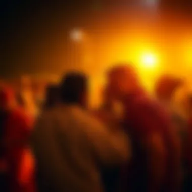 A vibrant gathering of friends showcasing the strength of social connections