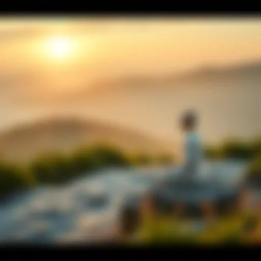 A serene landscape symbolizing inner peace and emotional clarity