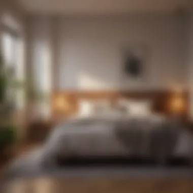 Cozy bedroom setting with soft lighting