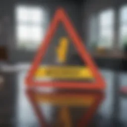 Visual representation of burnout signs such as exhaustion and stress