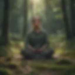 Mindful meditation in nature
