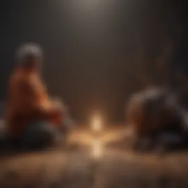 Visuals depicting mindfulness and its connection to forgiveness