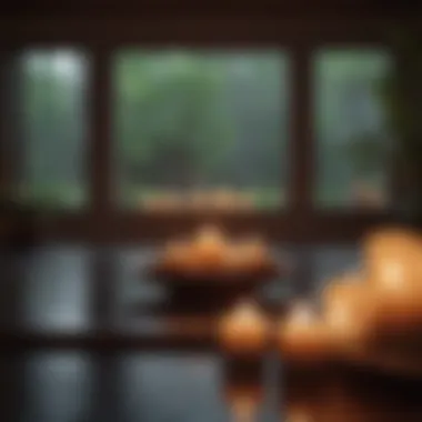 Creating a Sanctuary for Mindfulness A calm meditation space adorned with candles and soft lighting