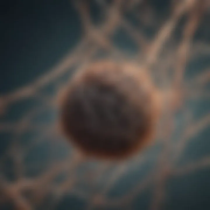 Abstract depiction of tangled threads unraveling into a connected network