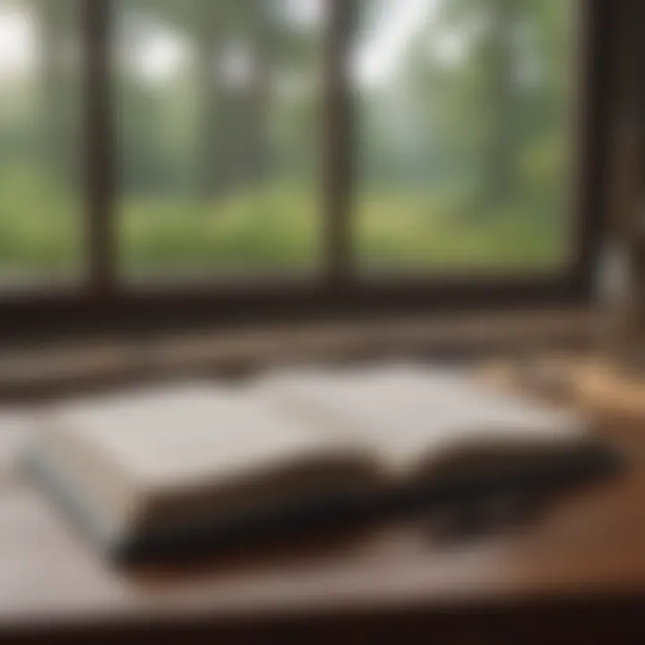 Journal and pen symbolizing self-reflection
