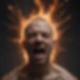 An abstract representation of emotional turbulence