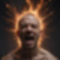 An abstract representation of emotional turbulence