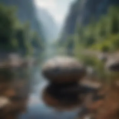 Inner Peace and Emotional Balance A serene landscape symbolizing inner peace and emotional balance