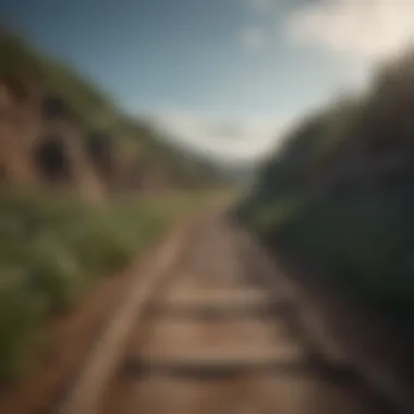 Journey of Personal Growth An open path leading to the horizon symbolizing personal growth journey