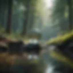 A serene landscape representing mental clarity