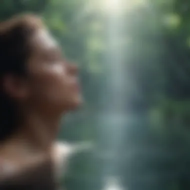 Mindfulness through deep breathing exercise