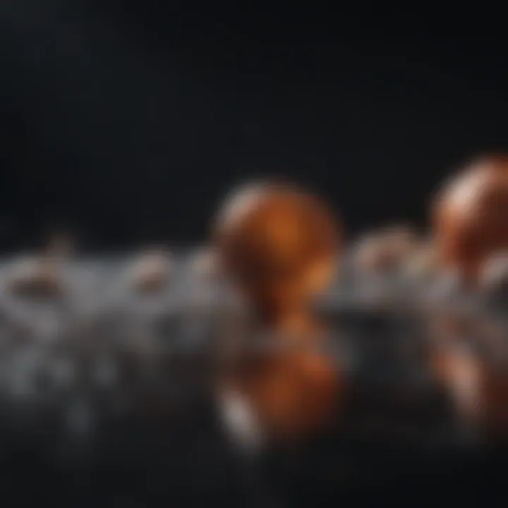 Calming visualization with abstract patterns