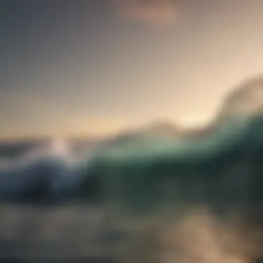 Visualizing the Healing Power of Sound Close-up of a calming sound wave representation