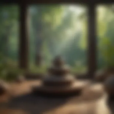 A tranquil space for meditation