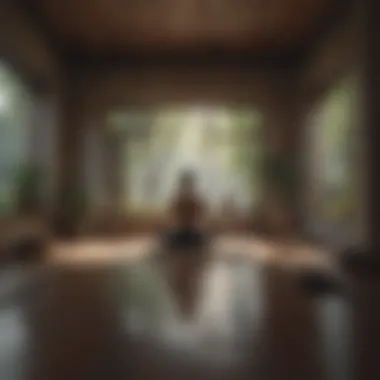 Creating a Sanctuary for Meditation Calm indoor space for meditation session