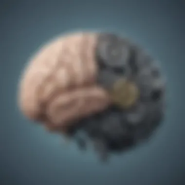 Illustration of a brain with interconnected gears symbolizing mental well-being