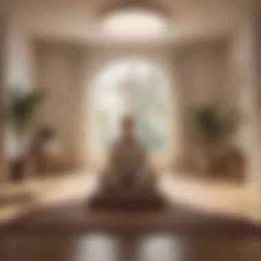 Creating Your Ideal Meditation Environment A serene meditation space with soft lighting and comfortable seating