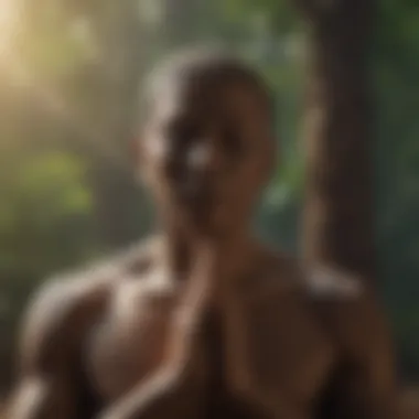 Silencing the Mind: A Meditation Practice Mindful Meditation Statue