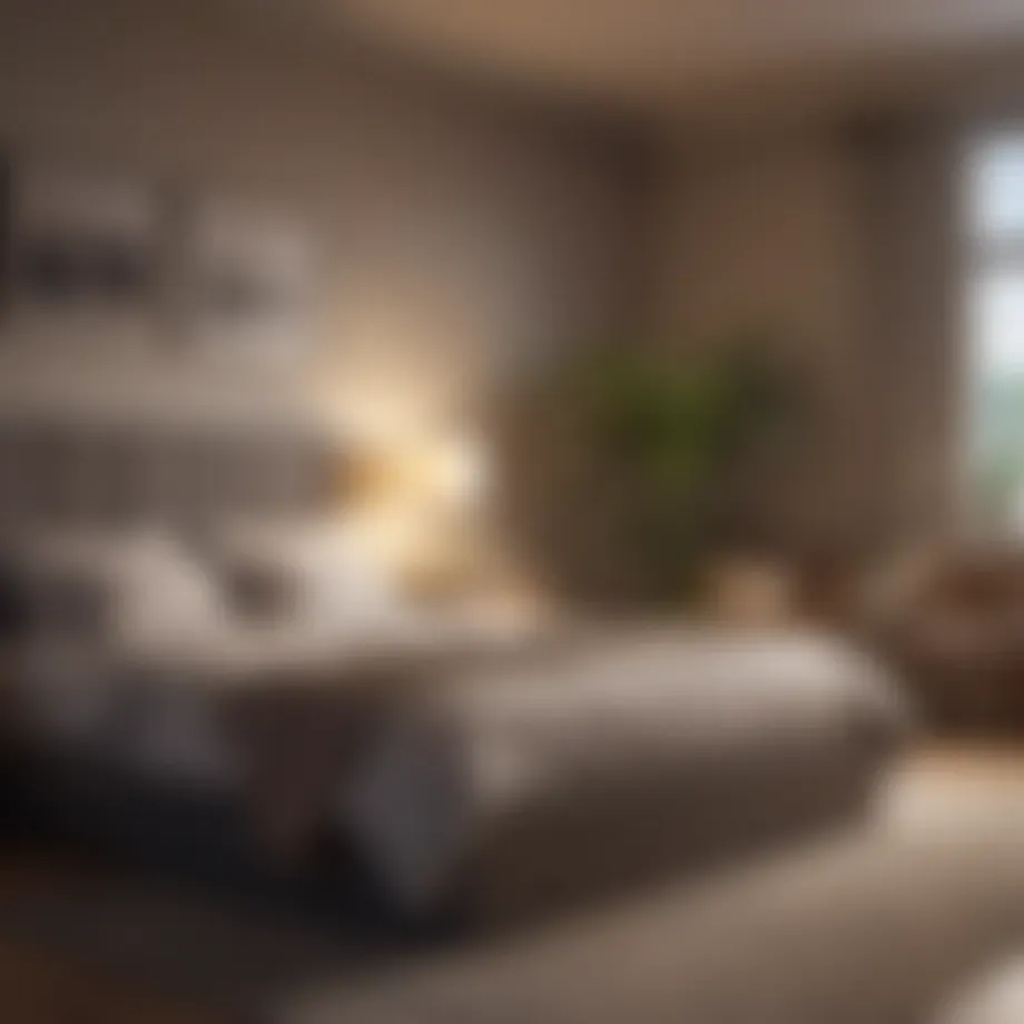 A serene bedroom environment designed for relaxation