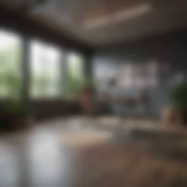 Calm Office Space Calm office space fostering focus and productivity