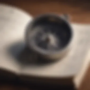 Finding Direction A compass resting on an open notebook, representing the search for direction and clarity in life.