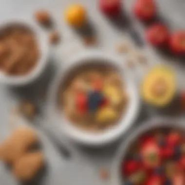 Nutrient-Rich Breakfast for Mental Wellness Healthy breakfast with fruits, nuts, and seeds for mental well-being