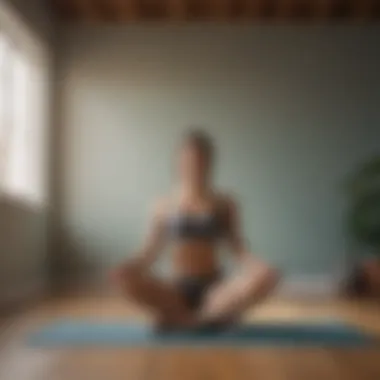 Person engaging in rejuvenating yoga poses for mental clarity