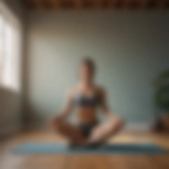 Person engaging in rejuvenating yoga poses for mental clarity