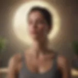 Woman practicing mindfulness meditation