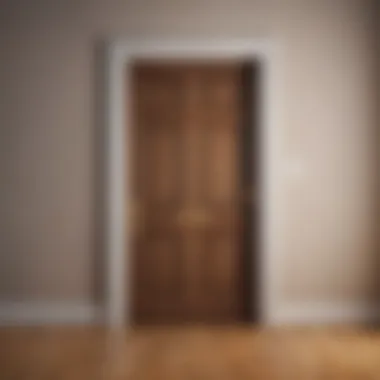 An open door symbolizing opportunities and paths to liberation.