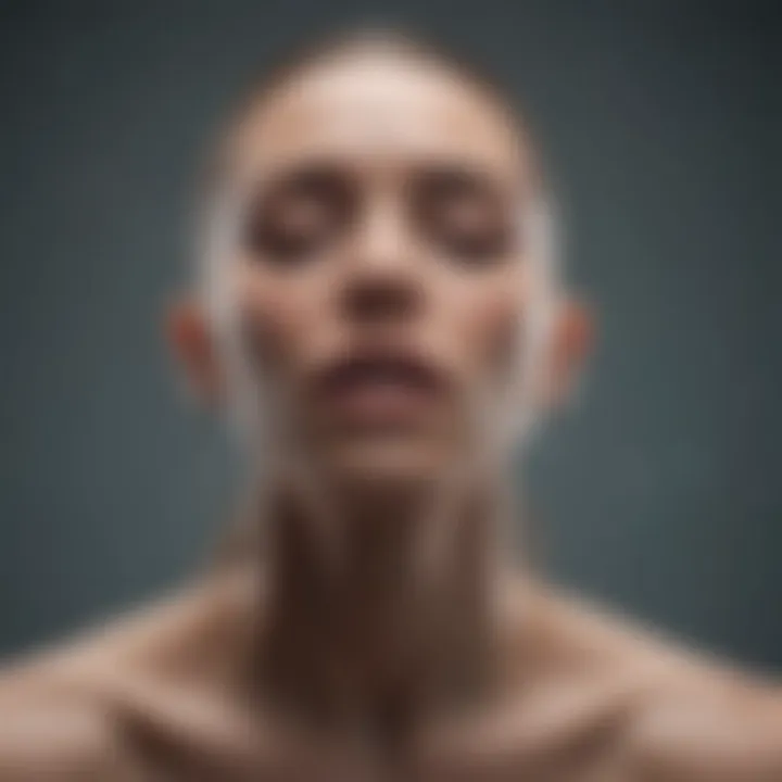 An abstract representation of emotional release