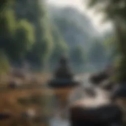 A serene landscape representing tranquility and mindfulness.