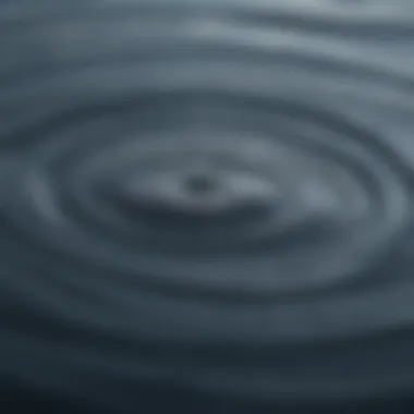 Ripple effect on calm water