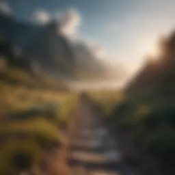 A serene landscape reflecting the journey of self-discovery.