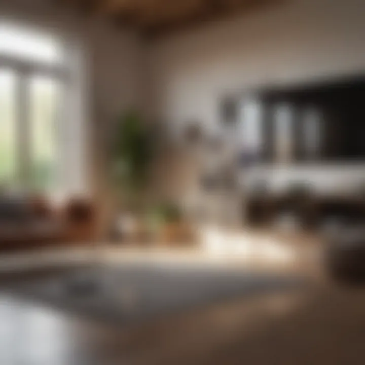 Visual representation of a serene living space