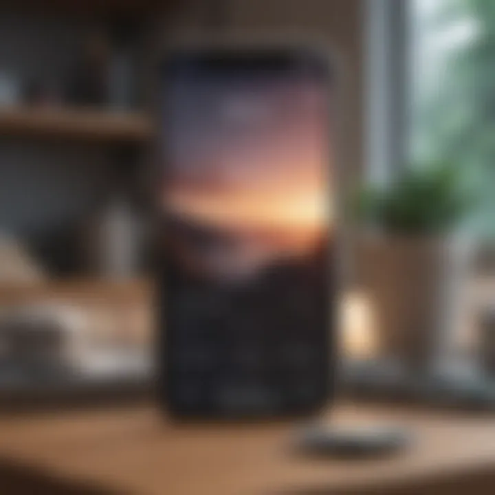 User interface of a popular decluttering app