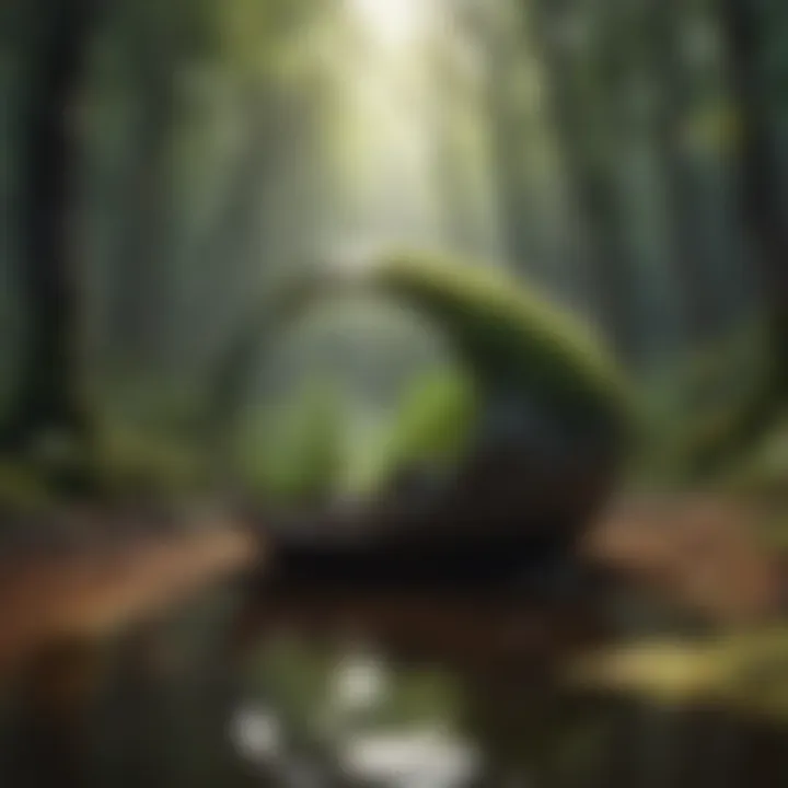 Nature scene reflecting tranquility and mindfulness.